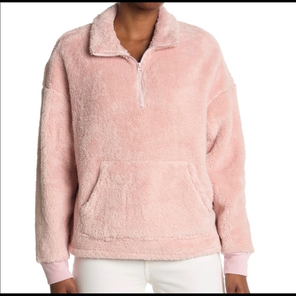 Sanctuary Brushed Knit Zip Up Jacket XXL